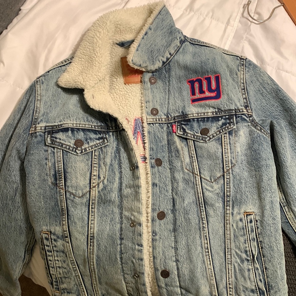 GIANTS Levi Jean Jacket with Fur